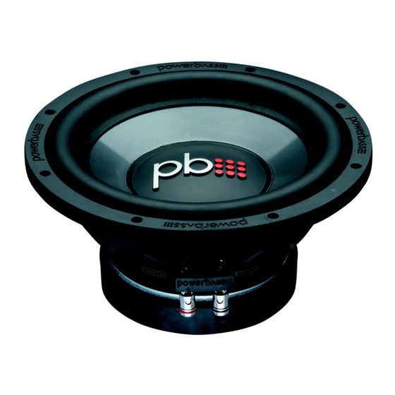 PowerBass L-1004D Application Manual