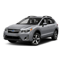 Subaru CROSSTREK HYBRID 2016 Owner's Manual