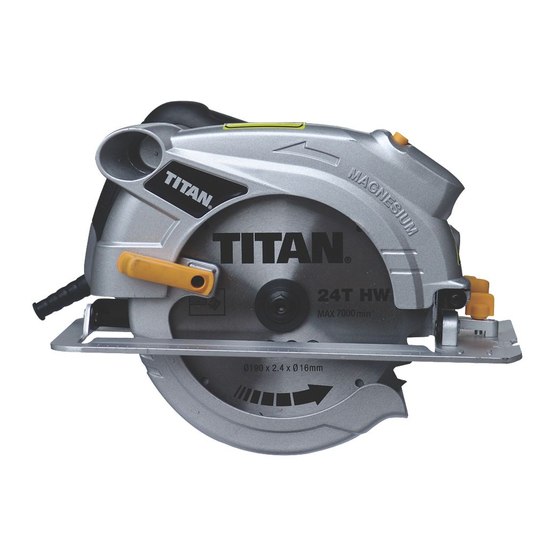 Titan TTB286CSW Safety And Operating Manual
