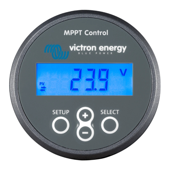 Victron energy MPPT Control Manual