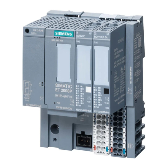 Siemens SIMATIC ET 200SP Product Information