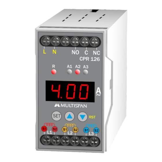 MULTISPAN CPR 126 Manual
