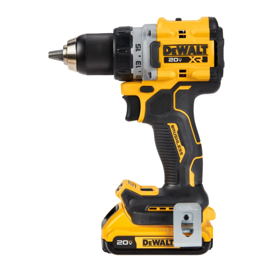 DeWalt XR DCD800 Manual