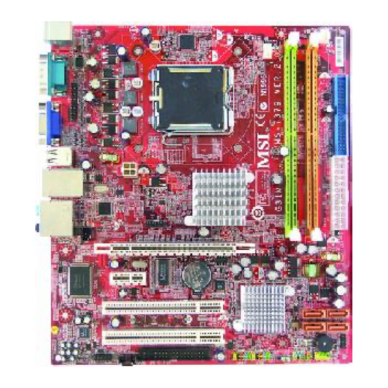 MSI G31M Series User Manual