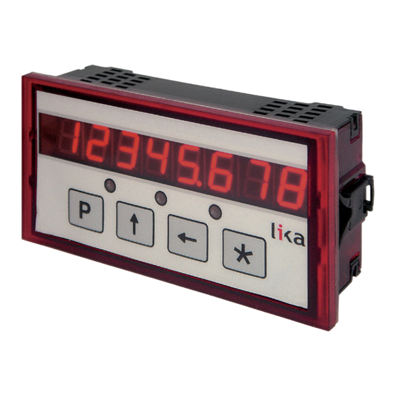 Lika LD200 Universal Position Display Manuals