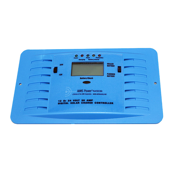 AIMS Power SCC-30A MPPT Manuals