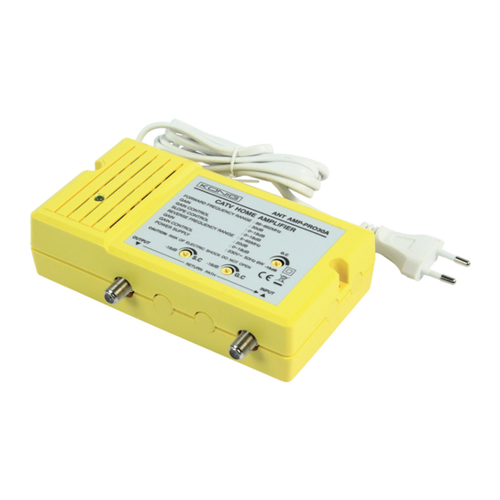 Konig ANT AMP-PRO30A Manual