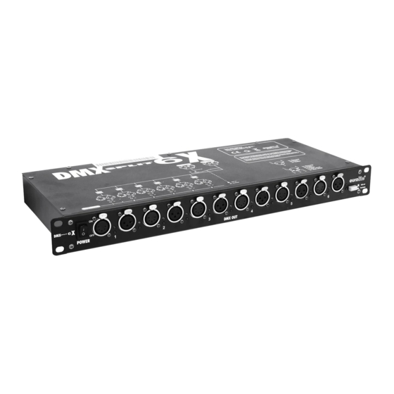 EuroLite DMX Split 6X User Manual