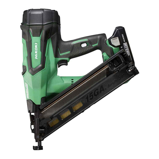 HIKOKI NT 1865DMA Handling Instructions Manual