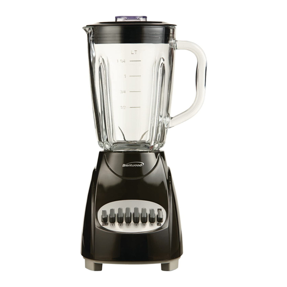 Brentwood Appliances JB-920B Blender Manuals