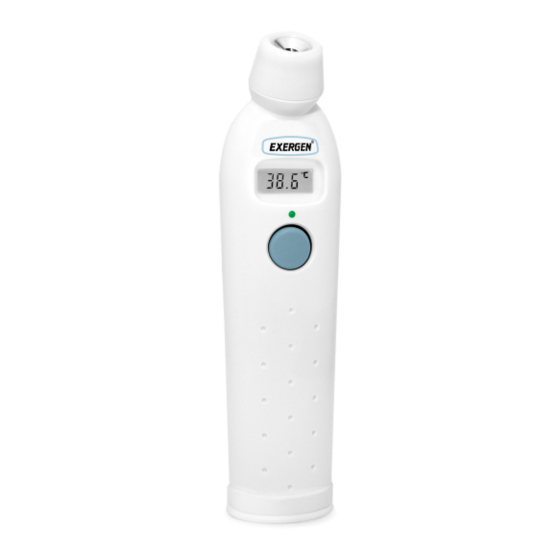 Exergen TemporalScanner TAT-2000-EC Quick Start