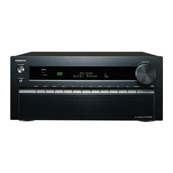 Onkyo PR-SC5530 Basic Manual