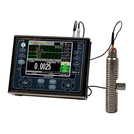 DAKOTA ULTRASONICS MAX II Operation Manual