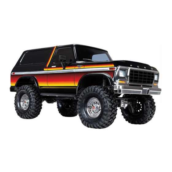 Traxxas TRX4 BRONCO RANGER XLT 82046-4 Manuals