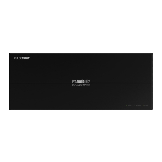 Pulse-Eight ProAudio1632 User Manual