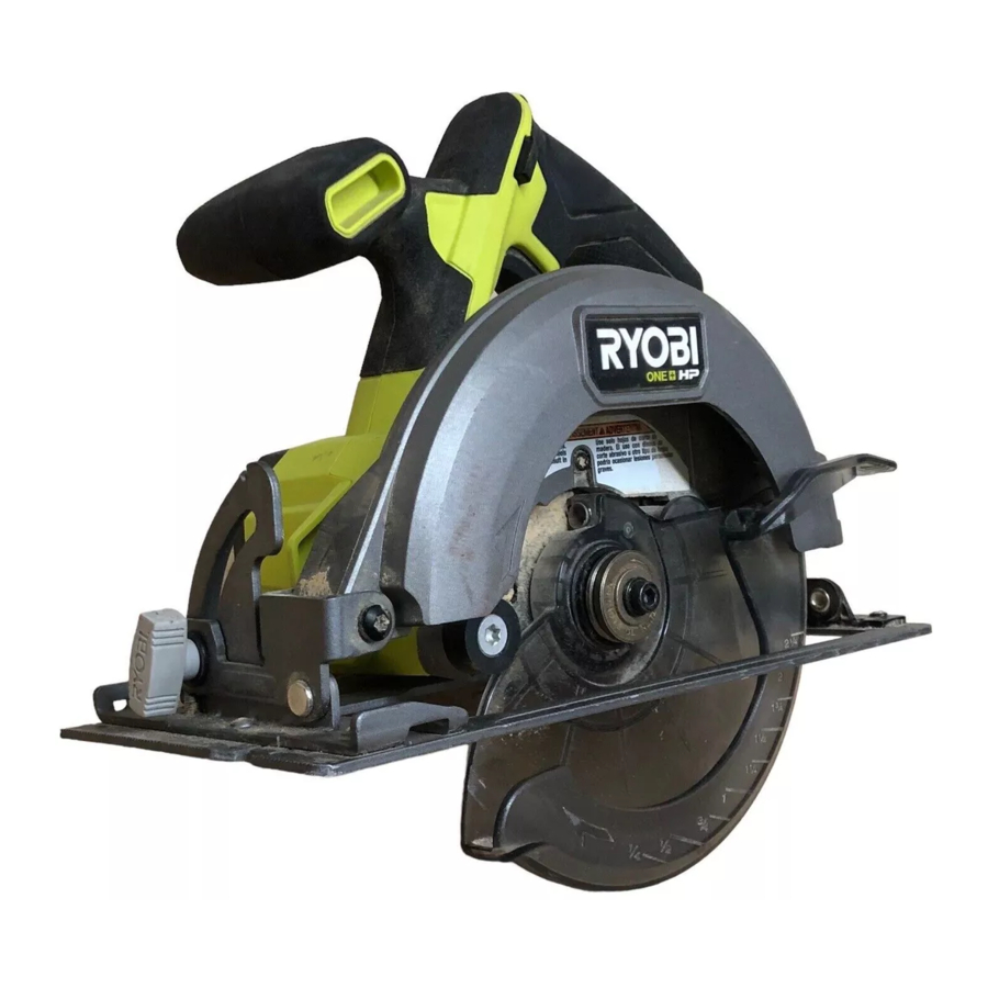Ryobi PSBCS01 - CIRCULAR SAW Manual