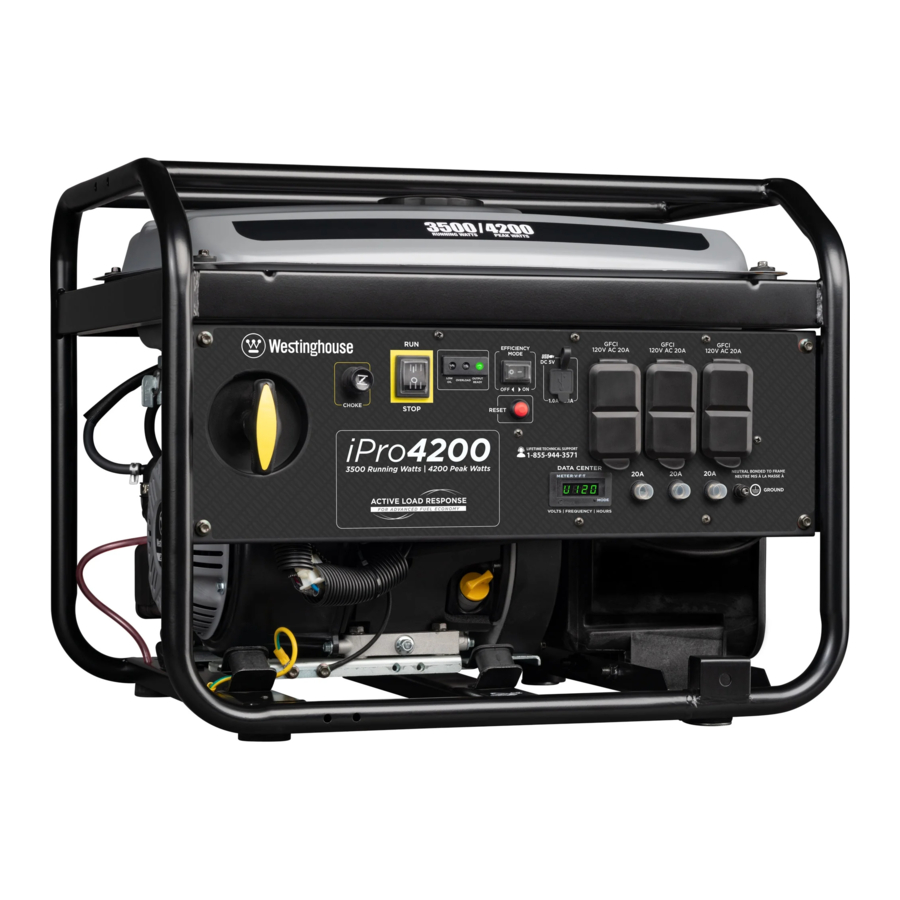Westinghouse iPro4200 - Inverter Generator Manual