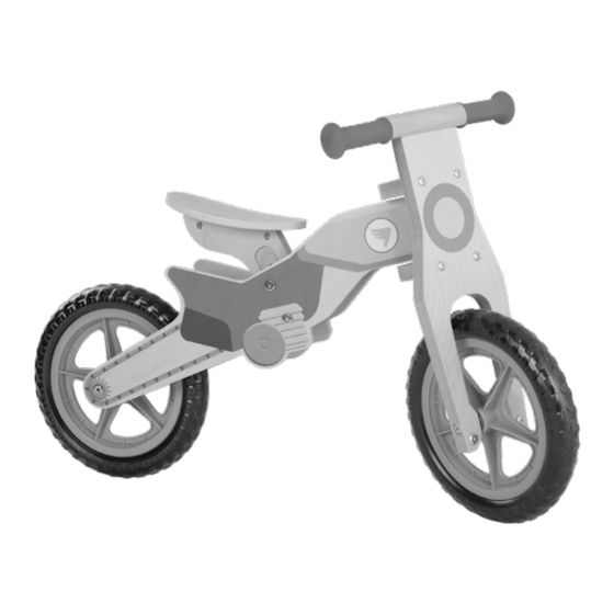 PLAYTIVE WOODEN MOTORCYCLE BALANCE BIKE Manuals