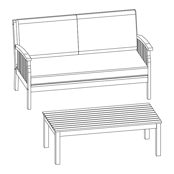 FERN LIVING DALBY SOFA Assembly Instruction Manual