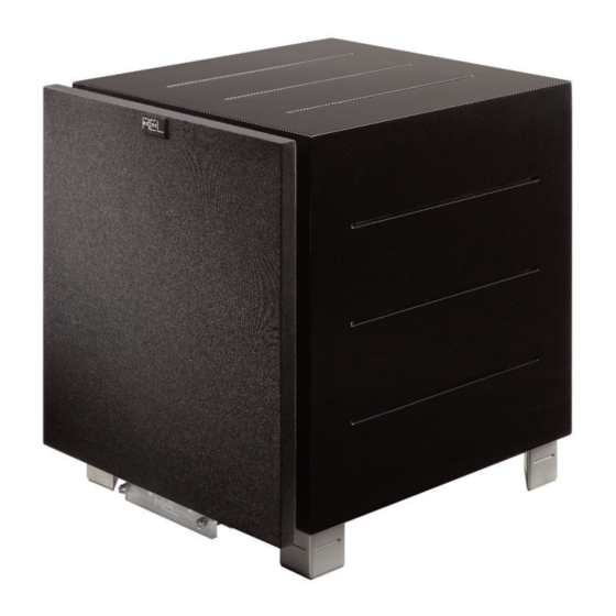 REL Acoustics R-305 Owner's Manual