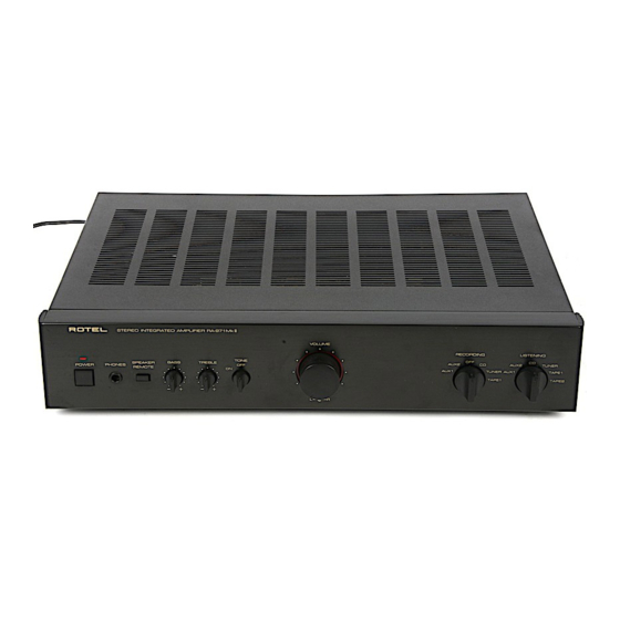 Rotel RA-971MKII Technical Manual