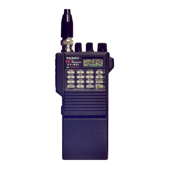 Yaesu FT-911 Preliminary Service Manual