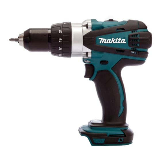 Makita DHP458 Instruction Manual
