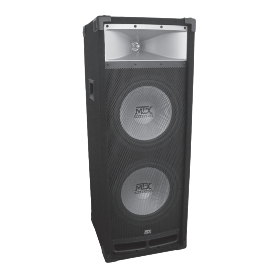 MTX TP212 Owner's Manual