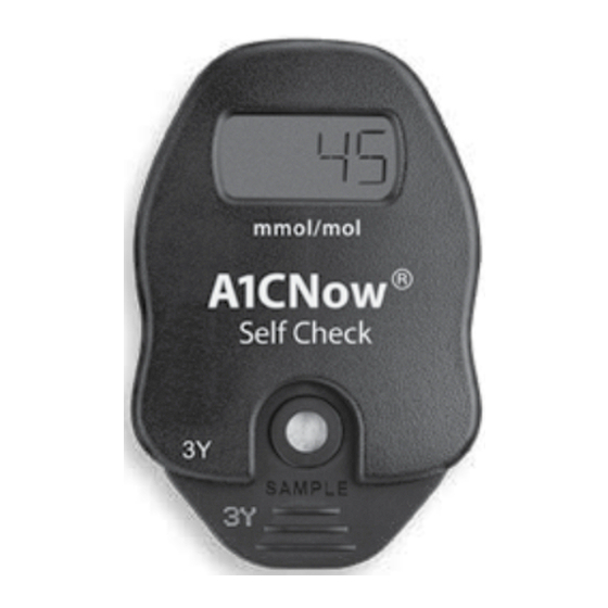 pts Diagnostics A1CNow Quick Reference Manual