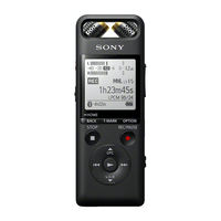 Sony PCM-A10 Help Manual