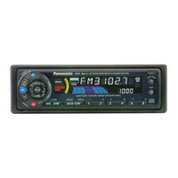 Panasonic CQDFX77EUC - AUTO RADIO/CD DECK Operating Instructions Manual