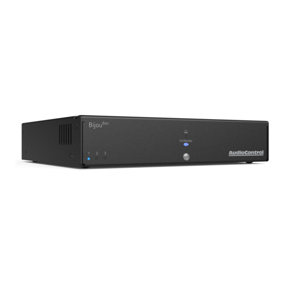 AudioControl Rialto 600 Addendum