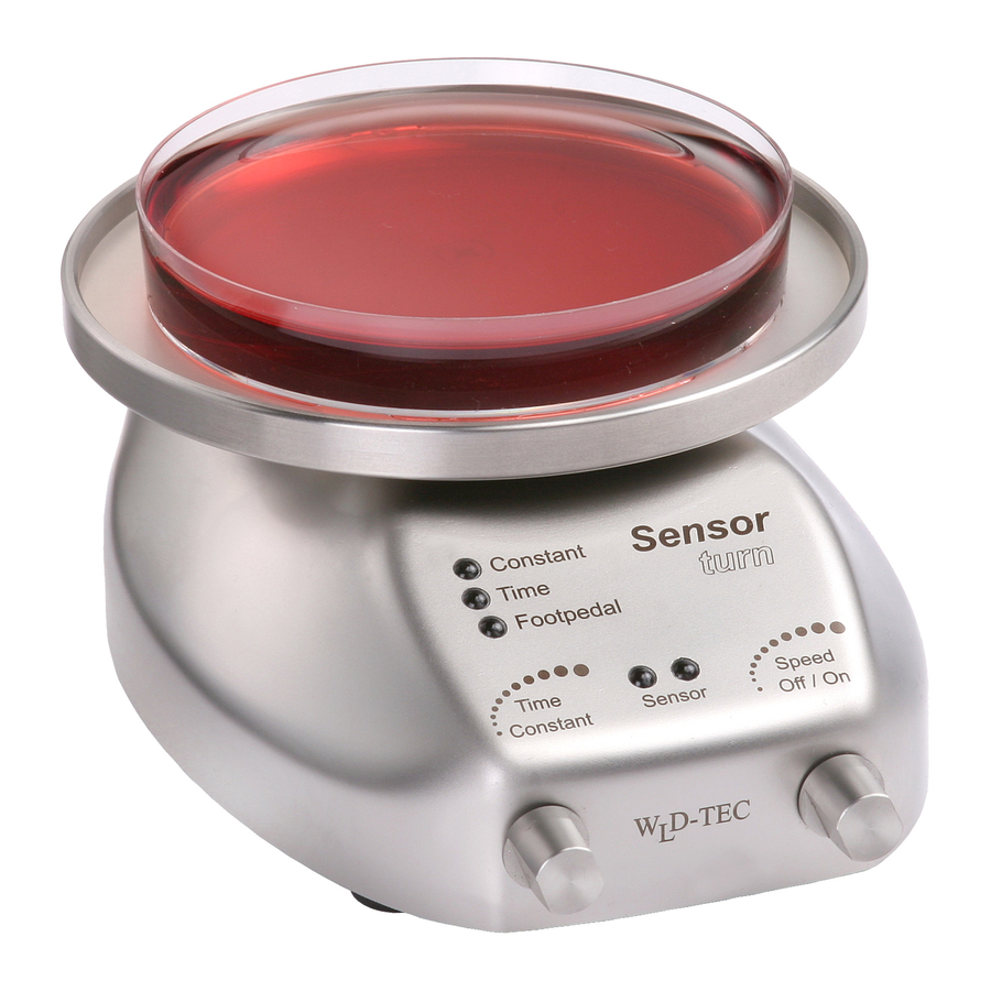 WLD-TEC Sensorturn pro Instruction Manual