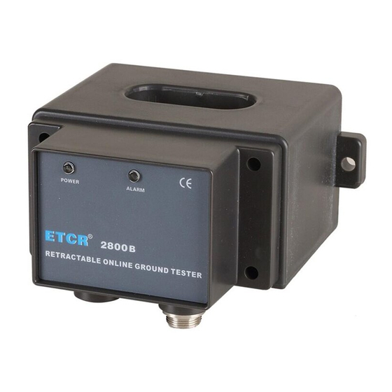 ETCR 2800B Manuals