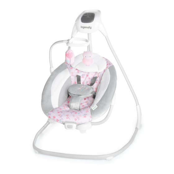Kids II ingenuity SimpleComfort Cradling Swing Cassidy 11624 Manual