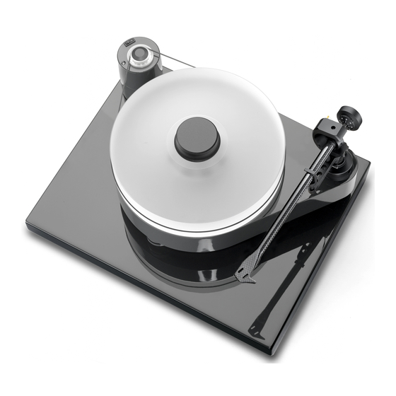 Pro-Ject Audio Systems RPM 10.1 Evolution Instructions For Use Manual