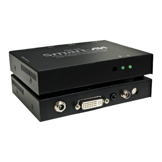 SMART-AVI FDX-500 Installation Manual