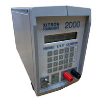 Vitrek Xitron 2000IN User Manual