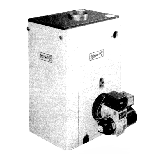 Ultimate Products PF Series Boiler Manuals