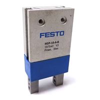 Festo 161 837 Operating Instructions Manual
