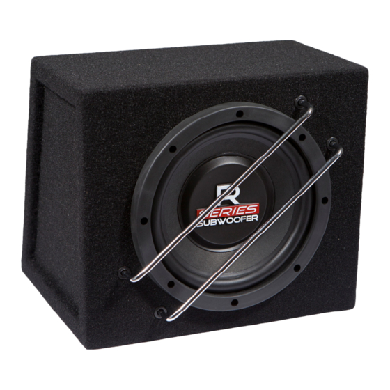 Audio System R Series User Manual