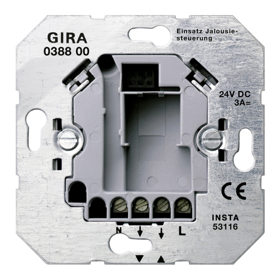 Gira 0388 00 Operating Instructions Manual
