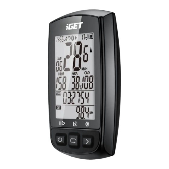 Iget CYCLO C210 Quick Start Manual
