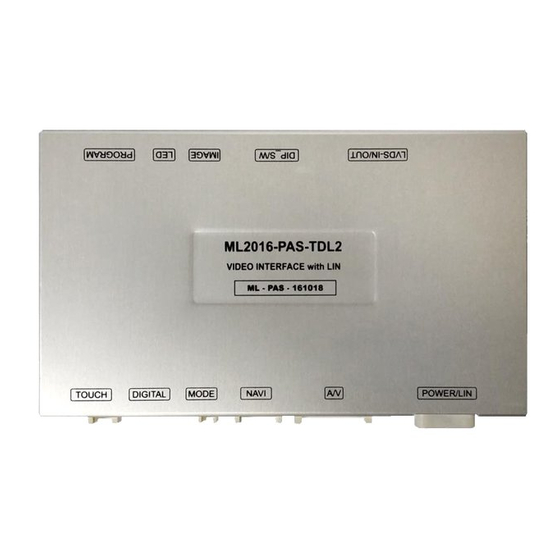 Car Solutions CADILLAC ESCALADE TDL2 Manual