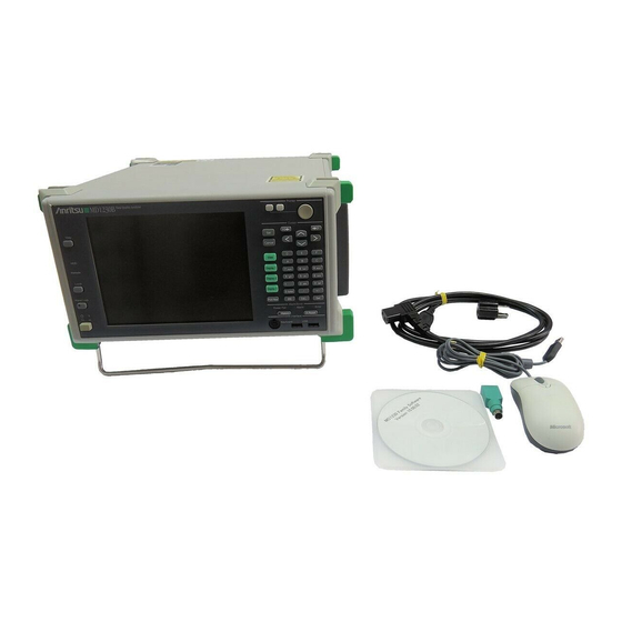 Anritsu MD1230B-20 Operation Manual