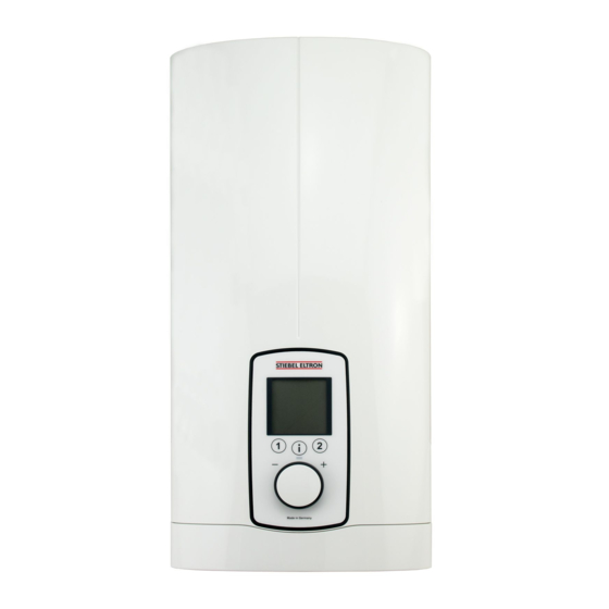 STIEBEL ELTRON DHE 18/21/24 Operation And Installation
