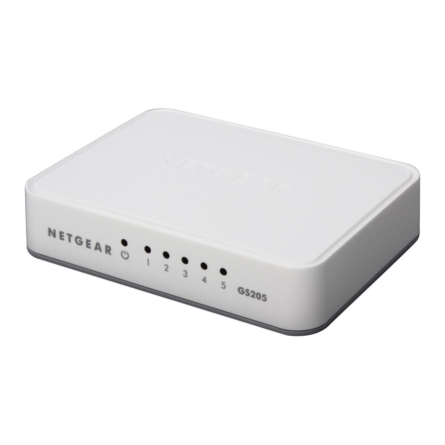 NETGEAR GS205, GS208 Manual