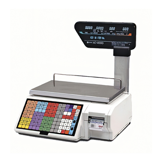 ISHIDA AC-4000 Series Operator's Manual