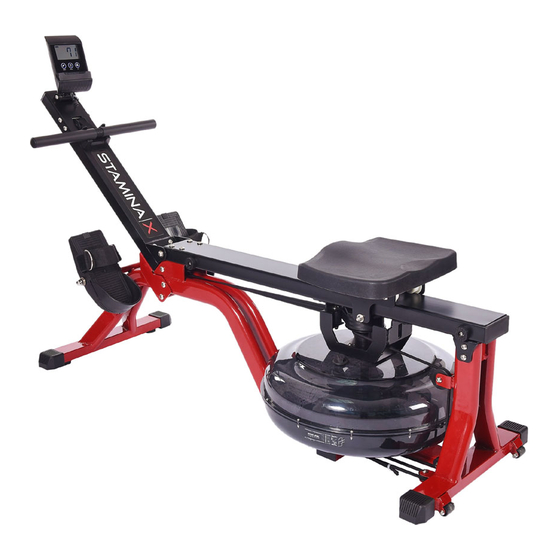 Stamina X Water Rower  35-1442 Owner's Manual