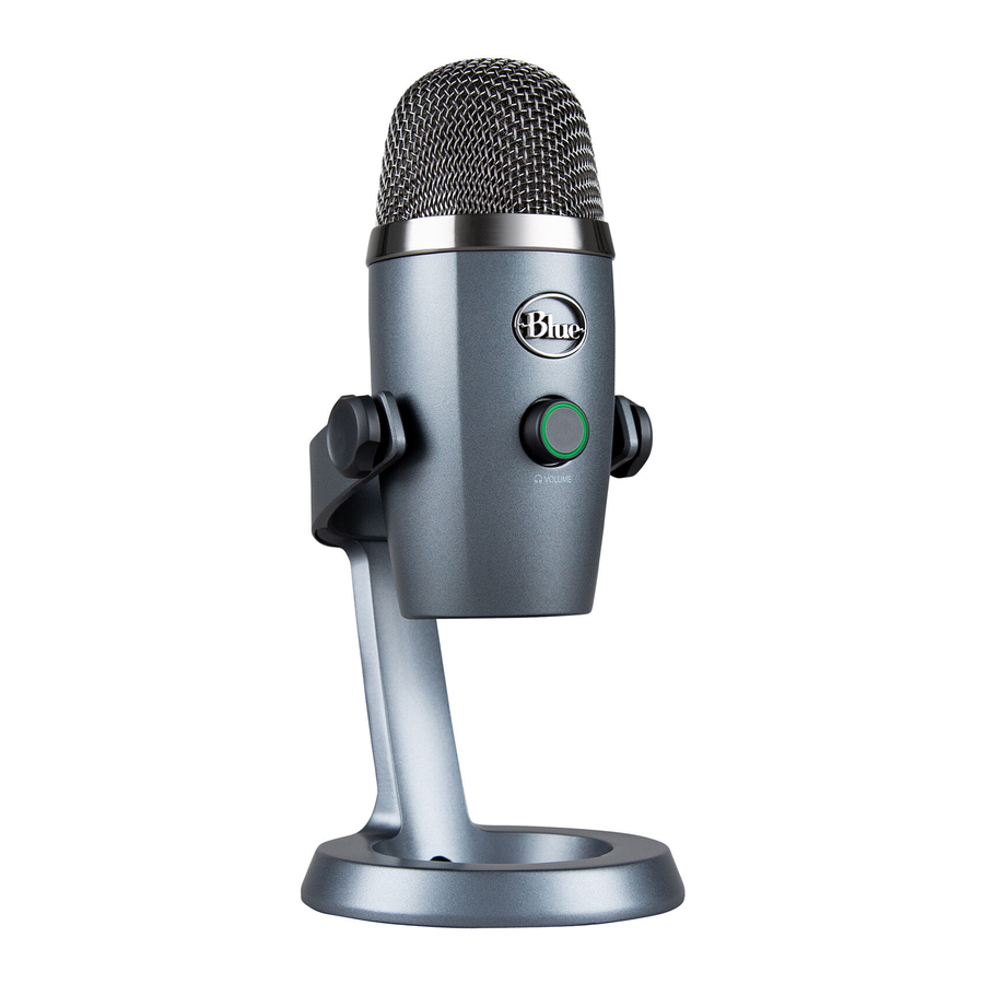 Blue Yeti Nano Quick Start Manual